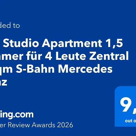 Sky 1,5 Fuer 4 Leute Zentral 35qm S-bahn Mercedes Benz *